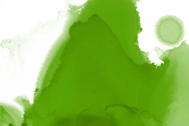 doku, arka plan yeşil mürekkep lekeleri