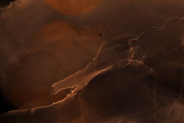 doku, arka plan kahverengi mürekkep lekeleri