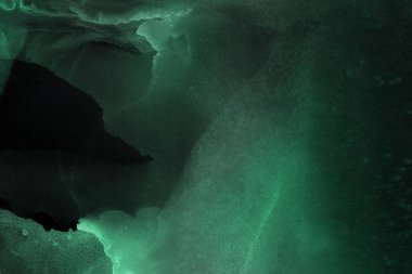 doku, arka plan yeşil mürekkep lekeleri