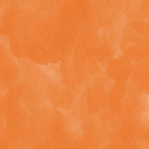 Orange Aquarellfarbe Textur Abstrakter Hintergrund — Stockfoto