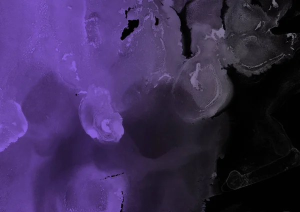 Tinta Púrpura Manchas Textura Fondo Abstracto — Foto de Stock