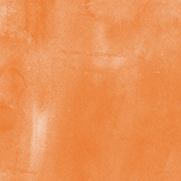 Orange Aquarellfarbe Textur Abstrakter Hintergrund — Stockfoto