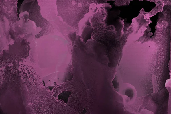 Tinta Violeta Manchas Textura Fondo Abstracto — Foto de Stock