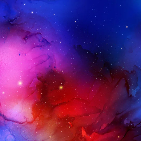 Multicolor Ink Space Texture Abstract Background — Stock Photo, Image