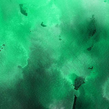 suluboya desenli yeşil soyut arkaplan