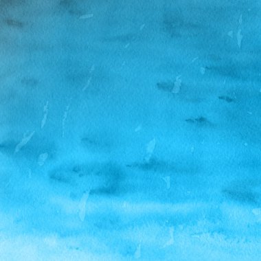 sulu boya boyama doku ile mavi arka plan