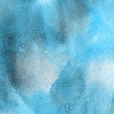 sulu boya boyama doku ile mavi arka plan