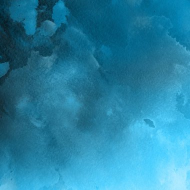 sulu boya boyama doku ile mavi arka plan