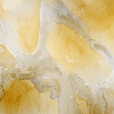 sulu boya boyama doku ile sarı arka plan