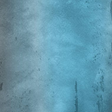 sulu boya boyama doku ile mavi arka plan