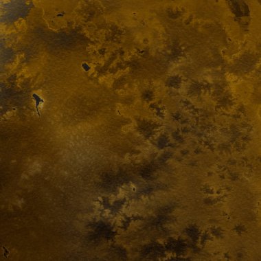 sulu boya boyama doku ile koyu sarı arka plan