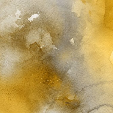 sulu boya boyama doku ile sarı arka plan