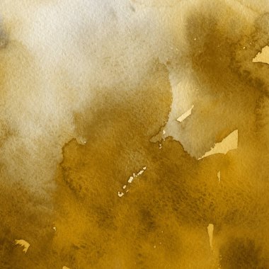 sulu boya boyama doku ile sarı arka plan