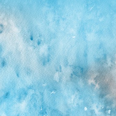 sulu boya boyama doku ile mavi arka plan