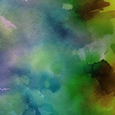 sulu boya boyama doku ile çok renkli arka plan