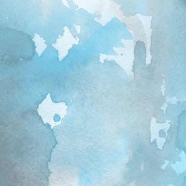 sulu boya boyama doku ile mavi arka plan