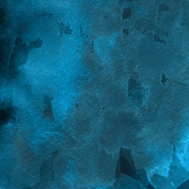 sulu boya boyama doku ile mavi arka plan