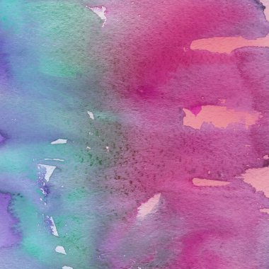 sulu boya boyama doku ile çok renkli arka plan