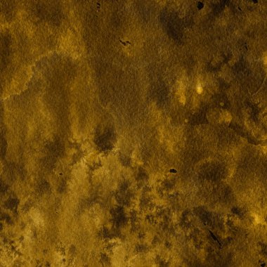 sulu boya boyama doku ile koyu sarı arka plan