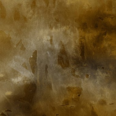 sulu boya boyama doku ile koyu sarı arka plan