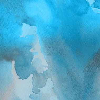 sulu boya boyama doku ile mavi arka plan