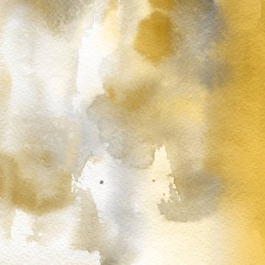 sulu boya boyama doku ile sarı arka plan