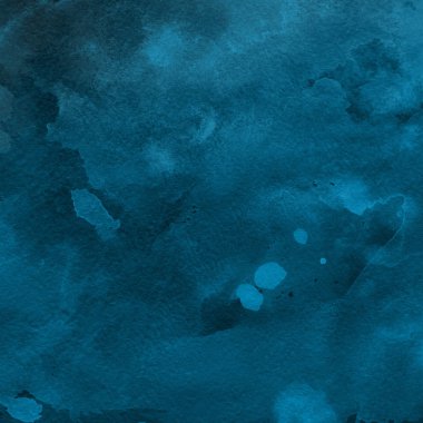 sulu boya boyama doku ile mavi arka plan