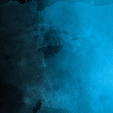 sulu boya boyama doku ile mavi arka plan