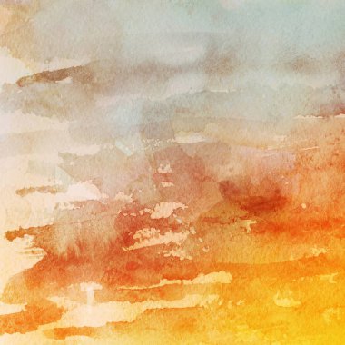 sulu boya boyama doku ile çok renkli arka plan