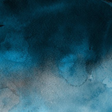 sulu boya boyama doku ile mavi arka plan