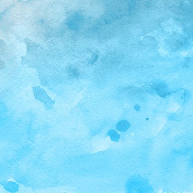 sulu boya boyama doku ile mavi arka plan