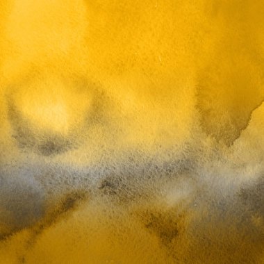 sulu boya boyama doku ile sarı arka plan