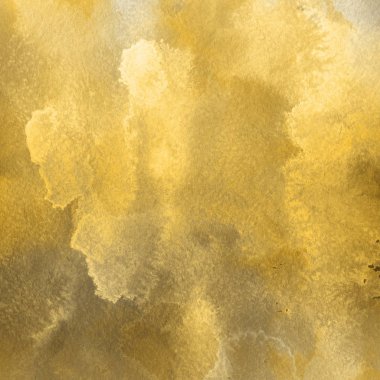 sulu boya boyama doku ile koyu sarı arka plan