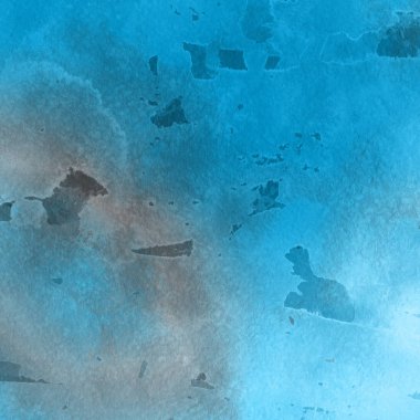 sulu boya boyama doku ile mavi arka plan