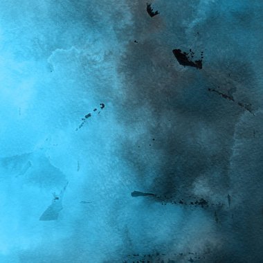 sulu boya boyama doku ile mavi arka plan