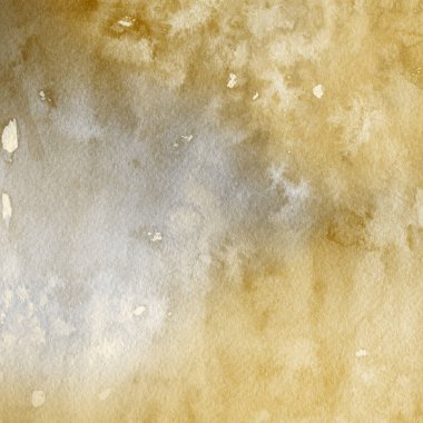 sulu boya boyama doku ile koyu sarı arka plan