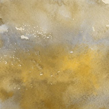 sulu boya boyama doku ile sarı arka plan