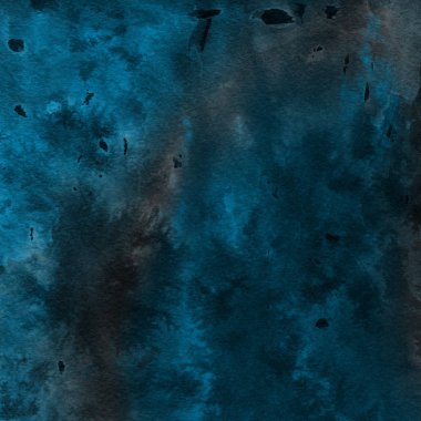 sulu boya boyama doku ile mavi arka plan