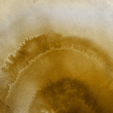 sulu boya boyama doku ile koyu sarı arka plan