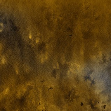 sulu boya boyama doku ile koyu sarı arka plan