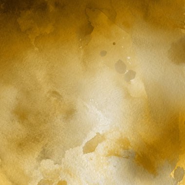 sulu boya boyama doku ile sarı arka plan