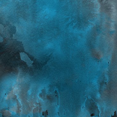 sulu boya boyama doku ile mavi arka plan