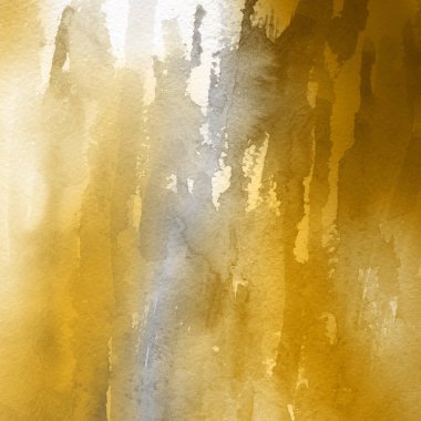 sulu boya boyama doku ile sarı arka plan