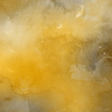 sulu boya boyama doku ile koyu sarı arka plan