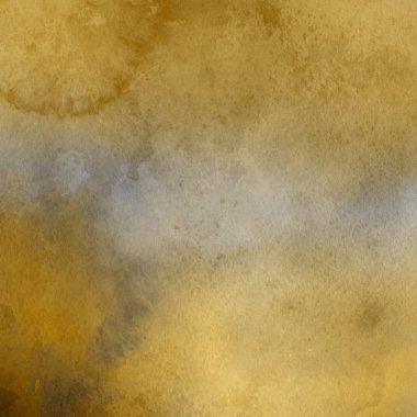 sulu boya boyama doku ile sarı arka plan