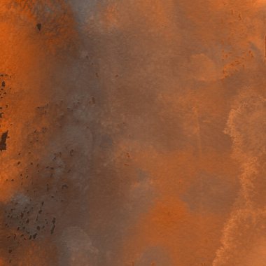 siyah ve turuncu suluboya boya doku, arka plan