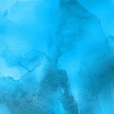 sulu boya boyama doku ile mavi arka plan