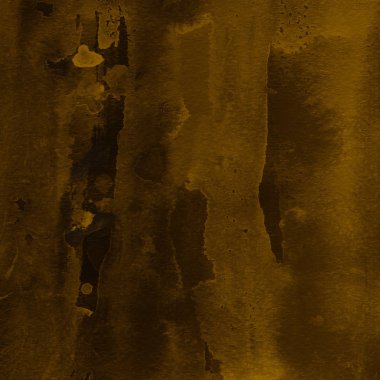 sulu boya boyama doku ile koyu sarı arka plan