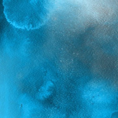 sulu boya boyama doku ile mavi arka plan