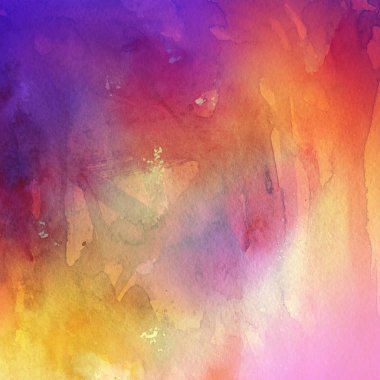 sulu boya boyama doku ile çok renkli arka plan